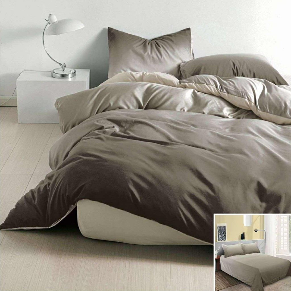 Lenjerie de pat, 2 persoane, bumbac satinat, 4 piese, cu imprimeu, LSN4658