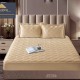 Husă de pat, Topper, 2 persoane, catifea, 140x200cm, 3 piese, cu elastic, crem , HPT403