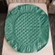 Husă de pat, Topper, 2 persoane, catifea, 140x200cm, 3 piese, cu elastic, verde deschis, HPT410