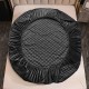 Husă de pat, Topper, 2 persoane, catifea, 160x200cm, 3 piese, cu elastic, gri închis, HPT606