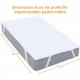 Husă protecție saltea, impermeabilă, matlasată, prindere cu elastic, 160x200cm, HPR160 Husă protecție saltea, impermeabilă, matlasată, prindere cu elastic, 160x200cm, HPR160
