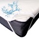 Husă protecție saltea, impermeabilă, matlasată, prindere cu elastic, 90x200cm, HPR90