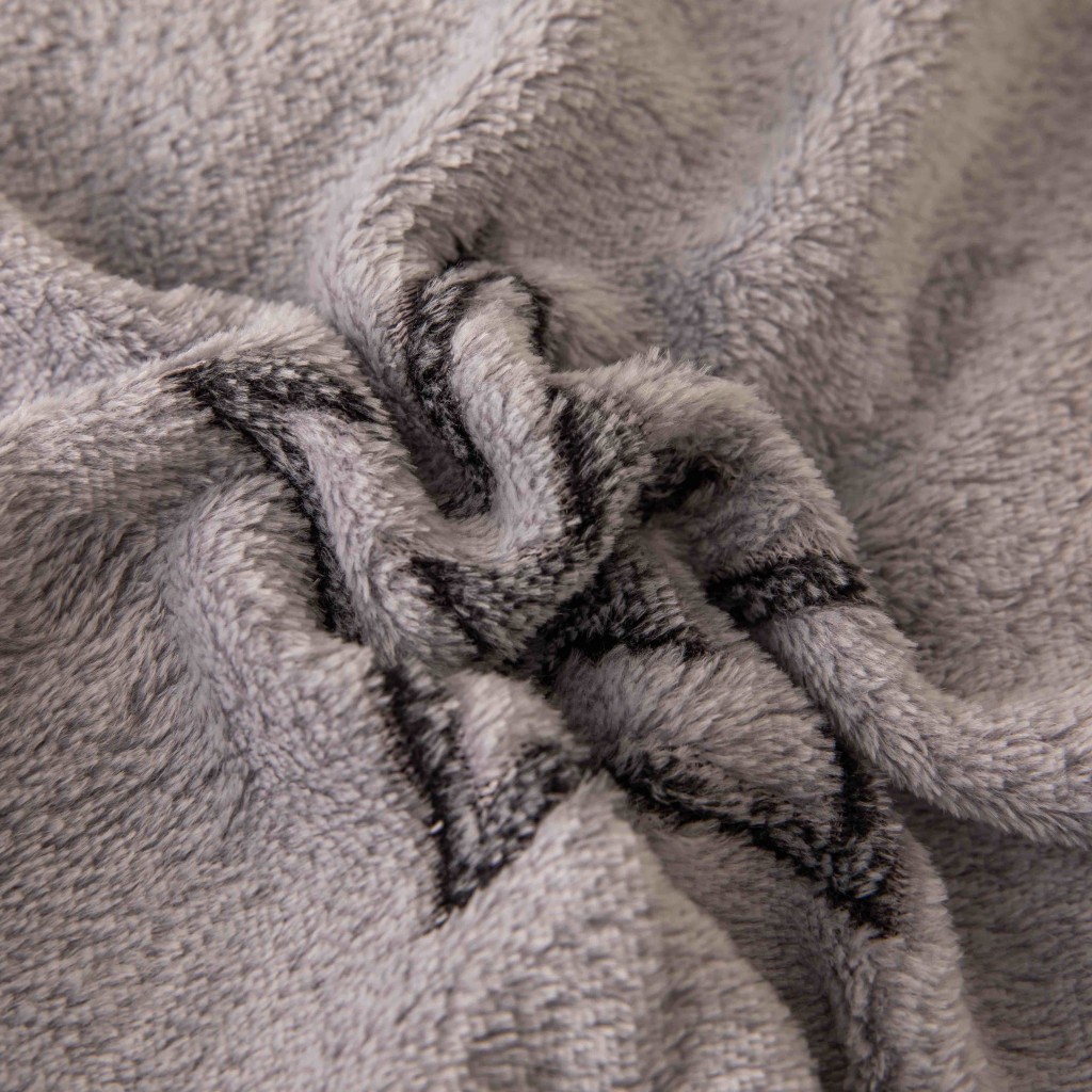 Lenjerie de pat, Cocolino, 1 persoană, 4 piese, gri , cu steluțe, CCP109