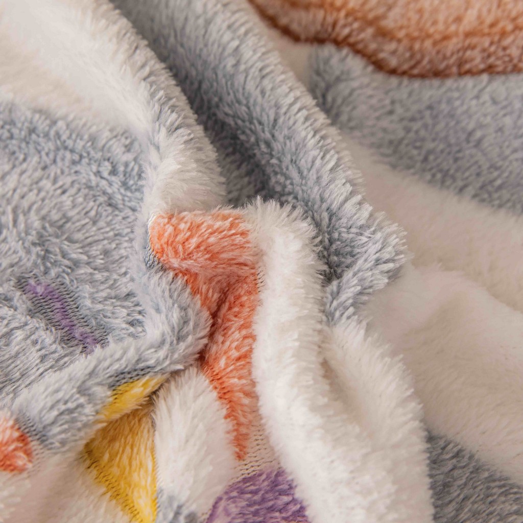 Lenjerie de pat, Cocolino, 2 persoane, 4 piese, cu elastic, gri si alb, cu romburi, CC4004