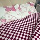 Lenjerie de pat, Cocolino, 2 persoane, 4 piese, cu elastic, crem si roz, cu ursuleti, CC4011