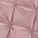 Lenjerie de pat, 2 persoane, finet, 6 piese, UniDeluxe cu pliuri, roz pudrat, 230x250cm, LF904