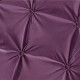 Lenjerie de pat, 2 persoane, finet, 6 piese, UniDeluxe cu pliuri, mov inchis, 230x250cm, LF910