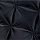 Lenjerie de pat, 2 persoane, finet, 6 piese, UniDeluxe cu pliuri, negru , 230x250cm, LF915