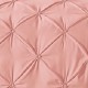 Lenjerie de pat, 2 persoane, finet, 6 piese, UniDeluxe cu pliuri, roz , 230x250cm, LF916